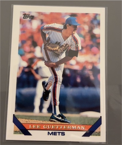 1993 Topps #34 Lee Guetterman — front