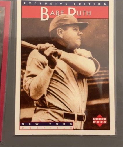 1995 Upper Deck Sonic Coca-Cola Exclusive Edition #3 Babe Ruth — front