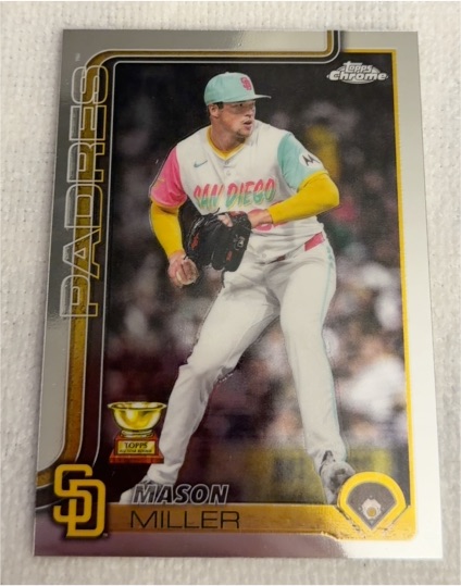 2025 Topps Chrome Update #USC195 Mason Miller — front