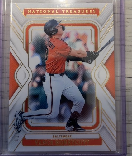 2025 Panini National Treasures Baseball #94 Vance Honeycutt — front