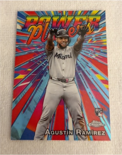 2025 Topps Chrome Update #PP-29 Agustin Ramirez Power Players — front