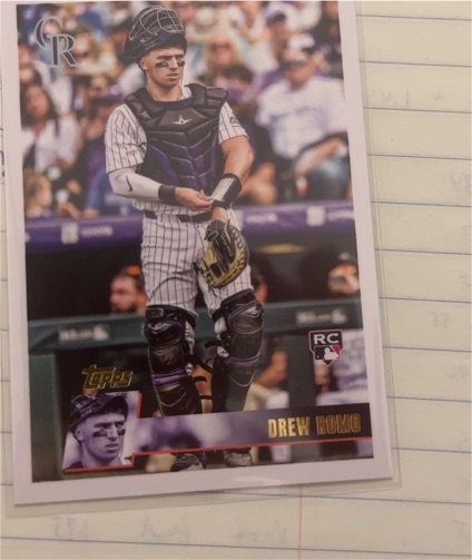 2025 Topps Archives #182 Drew Romo RC — front