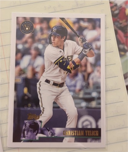 2025 Topps Archives #195 Christian Yelich — front