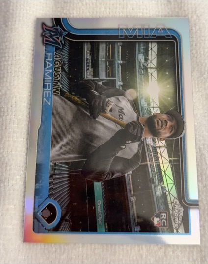 2025 Topps Chrome Update #USC200 Agustin Ramirez — front