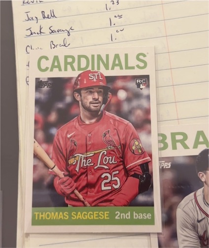 2025 Topps Archives #61 Thomas Saggese — front