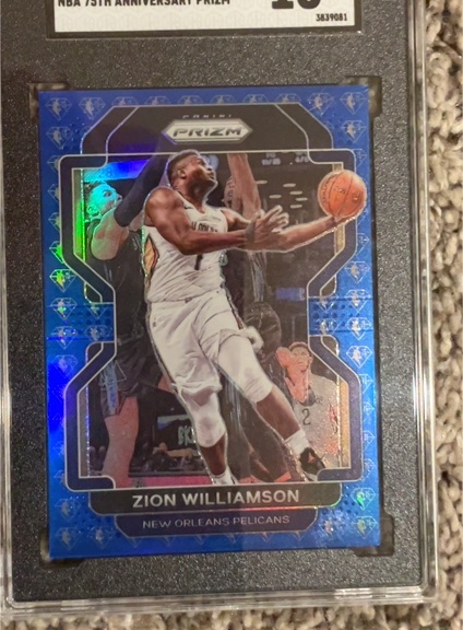 2021-22 Panini Prizm #108 Zion Williamson — front