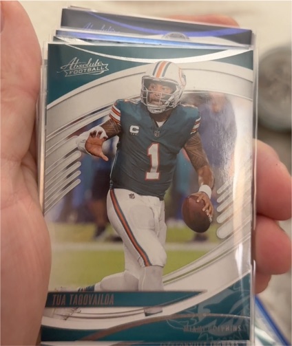2025 Panini Absolute #1 Tua Tagovailoa — front