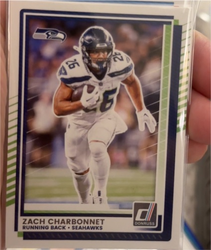 2025 Donruss #89 Zach Charbonnet — front