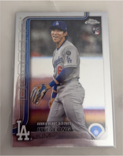 2025 Topps Chrome Update #USC149 Hyeseong Kim — front