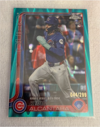 2025 Topps Chrome Update #USC25 Kevin Alcantara — front