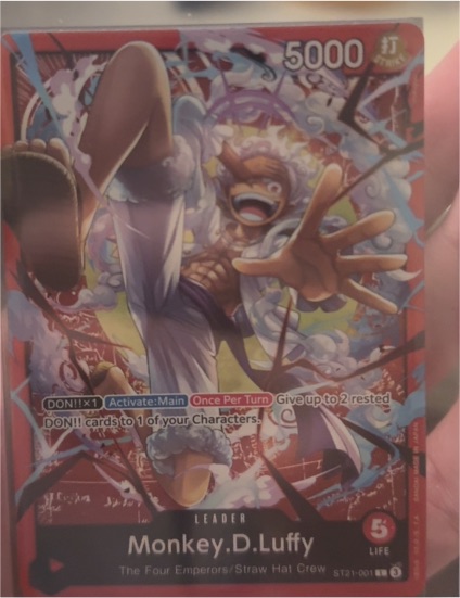 One Piece Card Game ST21-001 Monkey D. Luffy Starter Deck EX: Gear 5 — front