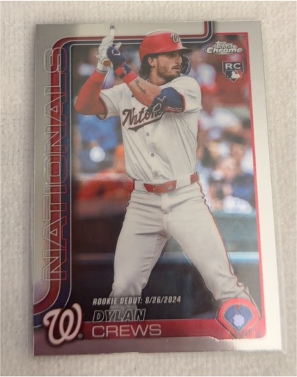 2025 Topps Chrome Update #USC190 Dylan Crews — front