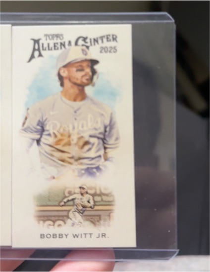 2025 Topps Allen & Ginter #N222-6 Bobby Witt Jr. — front