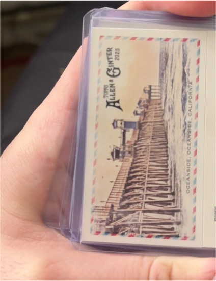 2025 Topps Allen & Ginter #BI-11 Oceanside Beachin' It Mini — front