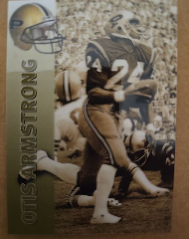 1970 Purdue Boilermakers Otis Armstrong Football Card — front