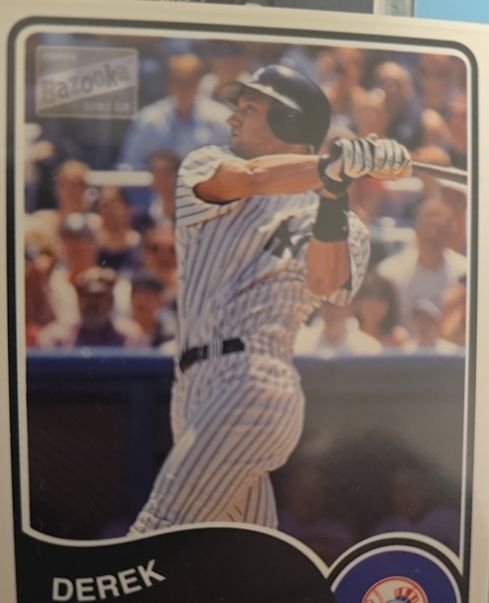 1996 Bazooka Baseball #C156 Derek Jeter — front
