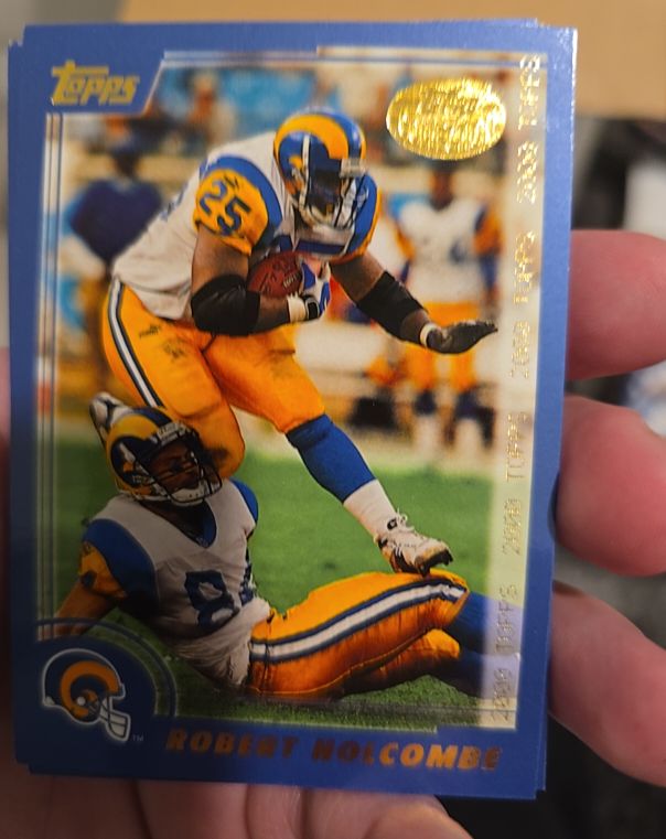 2000 Topps #302 Robert Holcombe — front
