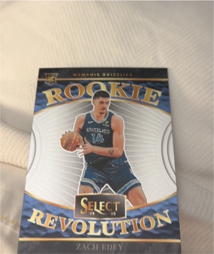 2024-25 Panini Select #25 Zach Edey Rookie Revolution — front