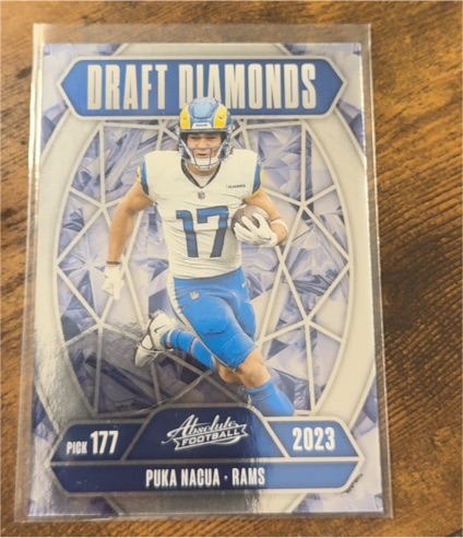 2025 Panini Absolute Draft Diamonds #DD-PNA Puka Nacua — front
