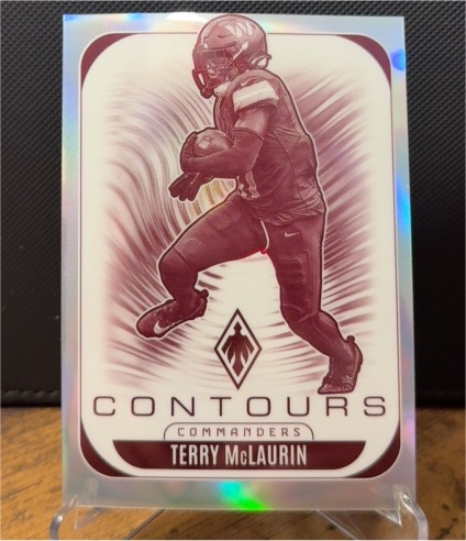 2025 Panini Phoenix #32 Terry McLaurin Contours — front