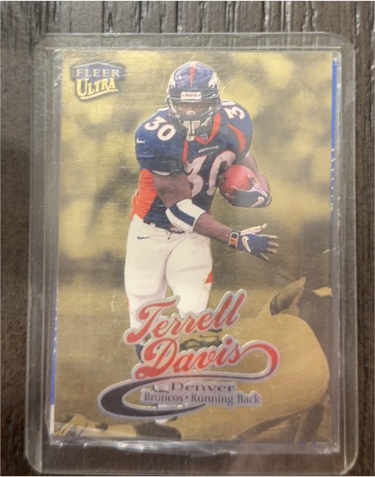 1999 Fleer Ultra #1G Terrell Davis — front