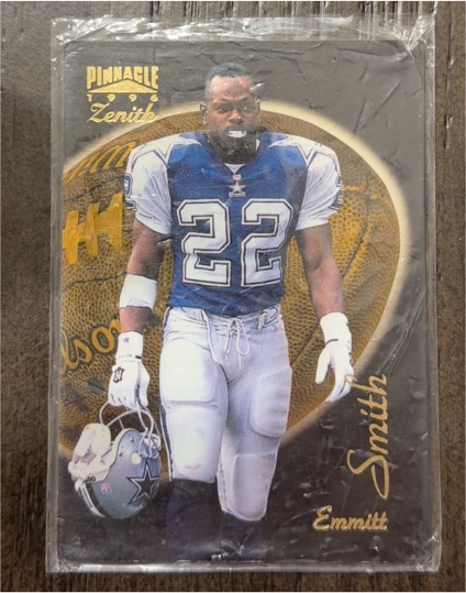 1996 Pinnacle Zenith #Z-20 Emmitt Smith — front