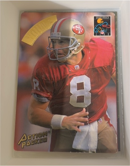 1994 Action Packed #184 Steve Young — front