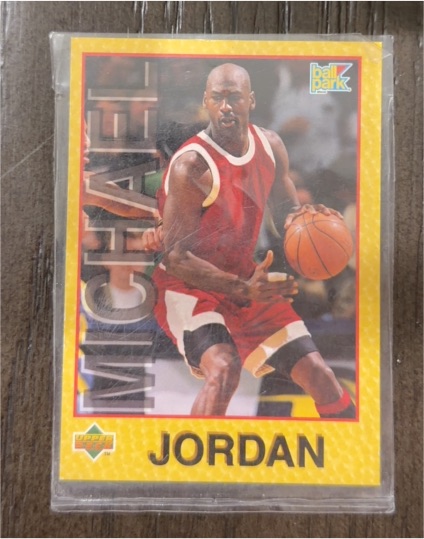 1996 Upper Deck Ball Park #5 Michael Jordan — front