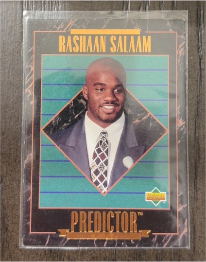 1995 Upper Deck Predictor #HP19 Rashaan Salaam — front