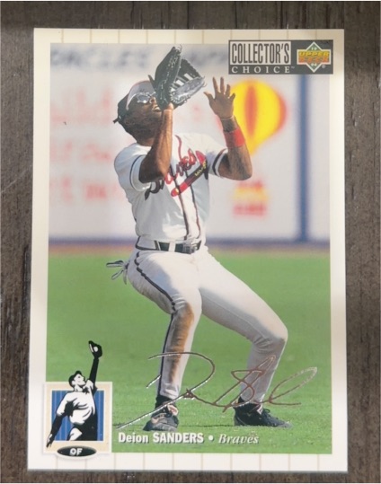 1994 Upper Deck Collector's Choice #575 Deion Sanders — front