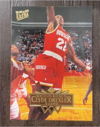 1995-96 Fleer Ultra #66 Clyde Drexler — front