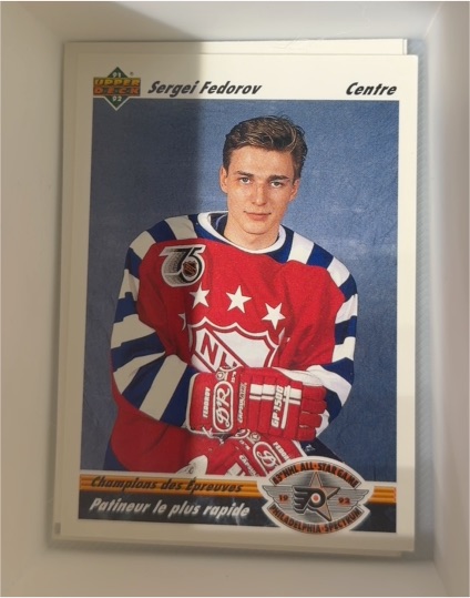 1991-92 Upper Deck #631 Sergei Fedorov — front