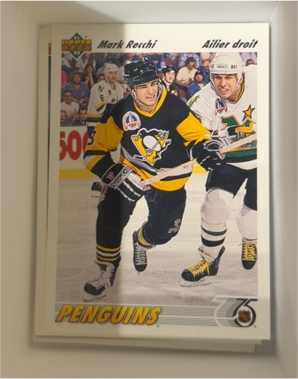 1991-92 Upper Deck #346 Mark Recchi — front