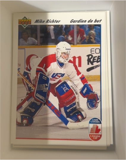 1991-92 Upper Deck #34 Mike Richter — front