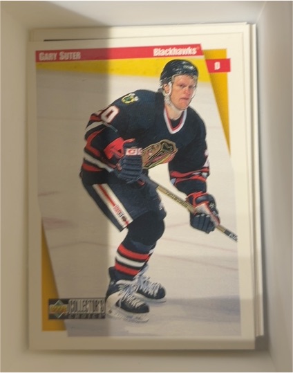 1991 Upper Deck #8 Gary Suter — front