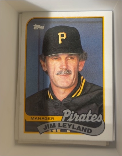 1989 Topps #284 Jim Leyland — front