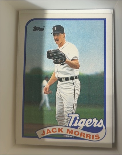 1989 Topps #645 Jack Morris — front