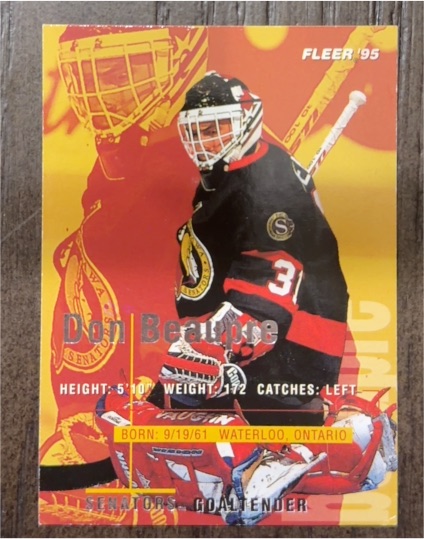 1994-95 Fleer #141 Don Beaupre — front