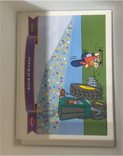 1991 Upper Deck Comic Ball 2 Patch of Greens — front