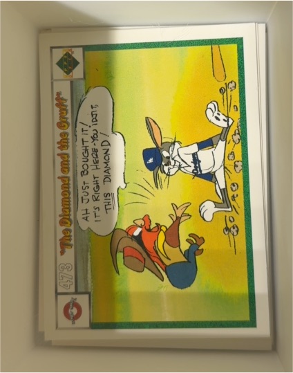 1990 Upper Deck Comic Ball #473 The Diamond and the Gruff — front