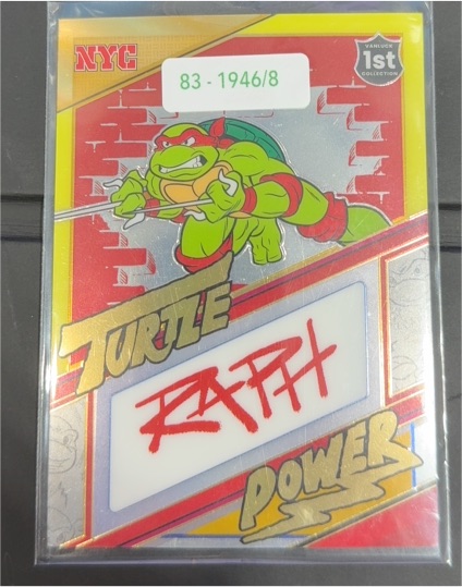 VanLuch 1st Collection Raphael Teenage Mutant Ninja Turtles Card — front