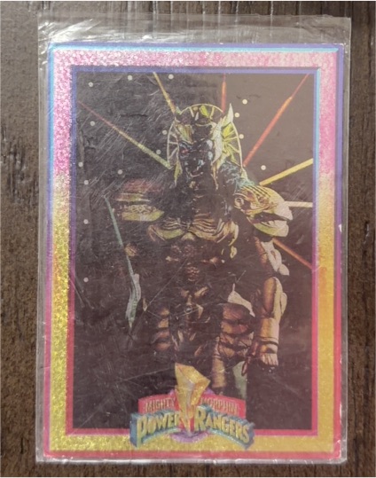 1994 Collect-A-Card Mighty Morphin Power Rangers #56 The Mighty Goldar Powerfoil — front