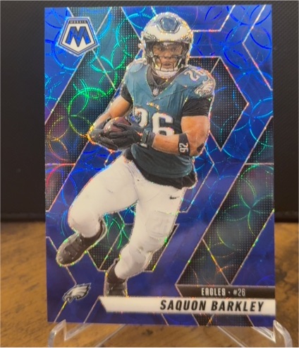 2025 Panini Mosaic #212 Saquon Barkley — front