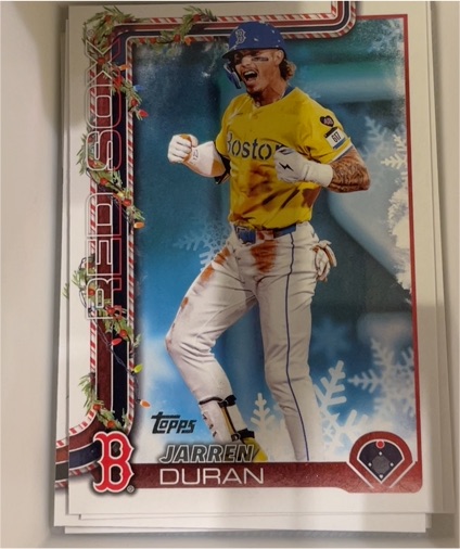 2025 Topps Holiday #H180 Jarren Duran — front