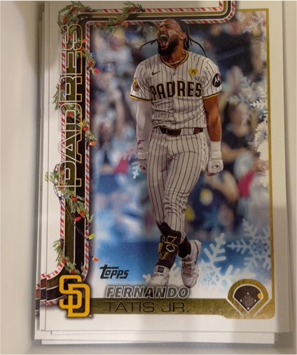 2025 Topps Holiday #H170 Fernando Tatis Jr. — front