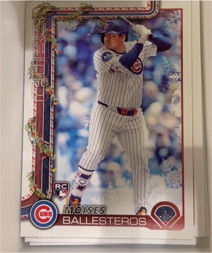2025 Topps Holiday #H169 Moises Ballesteros — front
