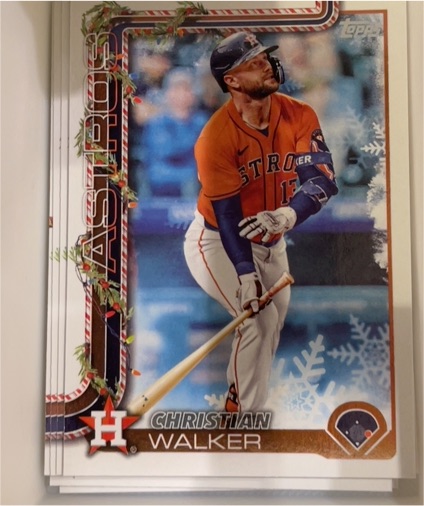 2025 Topps Holiday #H155 Christian Walker — front