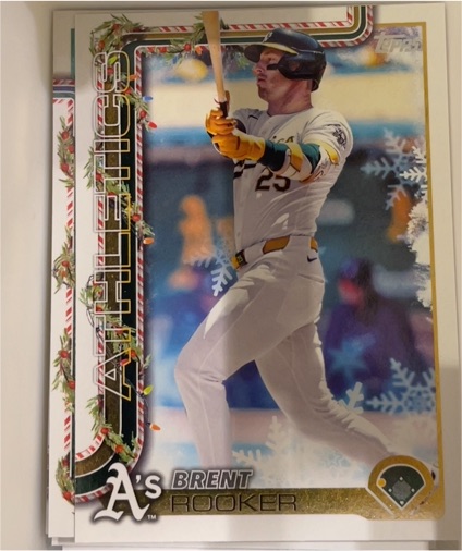 2025 Topps Holiday #H147 Brent Rooker — front