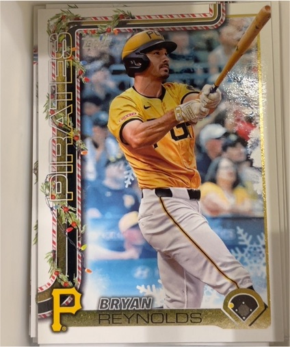 2025 Topps Holiday #H138 Bryan Reynolds — front