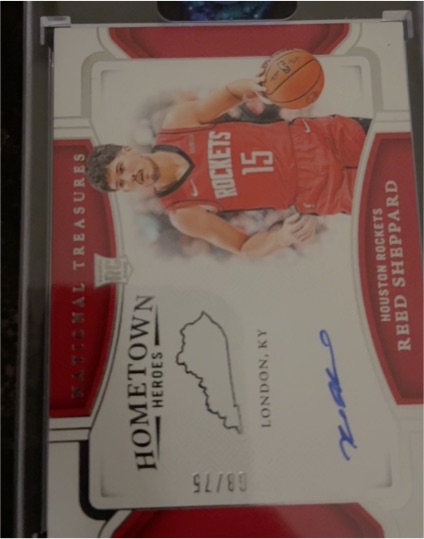 2016-17 National Treasures #68 Red Sheppard — front